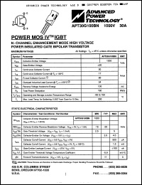 Click here to download APT30G100BN Datasheet