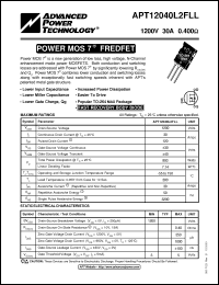 Click here to download APT12040L2FLL Datasheet