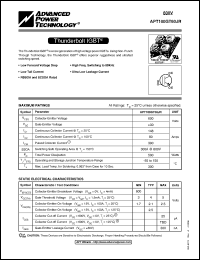 Click here to download APT100GT60JR Datasheet