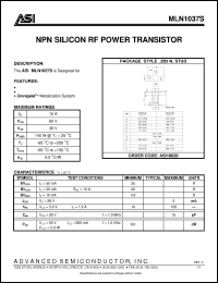 Click here to download MLN1037S Datasheet