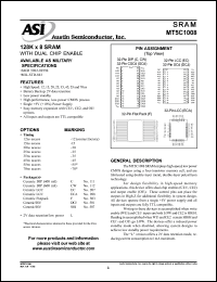 Click here to download MT5C1008EC-35/883C Datasheet