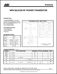 Click here to download PT9701B Datasheet