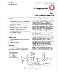 Click here to download LUCW3011FCL Datasheet
