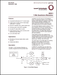 Click here to download W3011 Datasheet