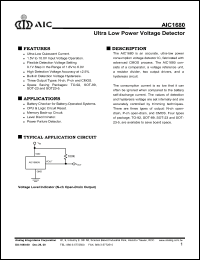 Click here to download AIC1680N60CZ Datasheet