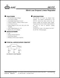 Click here to download AIC1727-30CU Datasheet