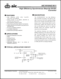 Click here to download AIC1610POTR Datasheet