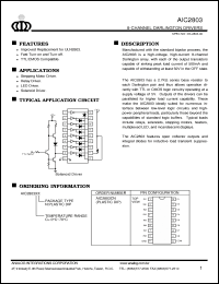 Click here to download AIC2803CN Datasheet
