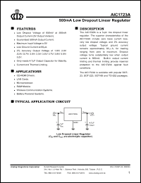 Click here to download AIC1723A-30PETB Datasheet