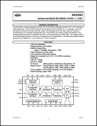 Click here to download AK4393VF Datasheet