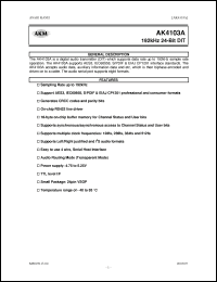 Click here to download AK4103A Datasheet