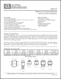 Click here to download AS1117S-2.5V Datasheet