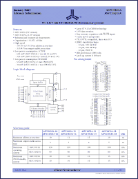 Click here to download AS7C31025A-10TJC Datasheet