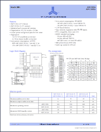 Click here to download AS7C31026-15JC Datasheet