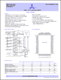 Click here to download AS7C3128PFS36A-5TQC Datasheet