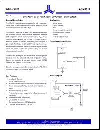 Click here to download ASM1811R-10 Datasheet