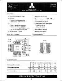 Click here to download AS7C1028-35TPC Datasheet