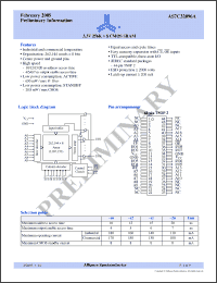 Click here to download AS7C32096A-10TCN Datasheet