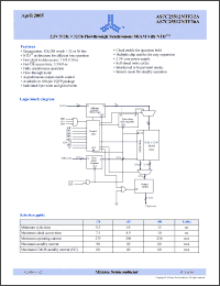 Click here to download AS7C25512NTF32A-10TQCN Datasheet