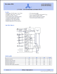 Click here to download AS7C33512FT36A-75TQC Datasheet