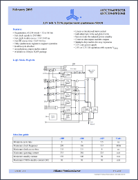 Click here to download AS7C3364PFD32B-133TQC Datasheet