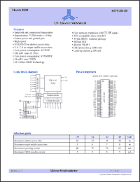 Click here to download AS7C3513B-15TCN Datasheet