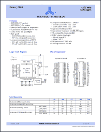 Click here to download AS7C34096-15TCN Datasheet