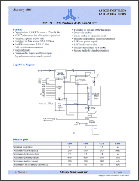 Click here to download AS7C251MNTD36A-133TQI Datasheet