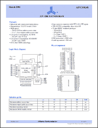 Click here to download AS7C31024B-15STCN Datasheet