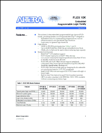 Click here to download EPF10K250A Datasheet