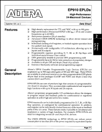 Click here to download EP910JC35 Datasheet