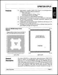 Click here to download EPM7256GC192-20 Datasheet