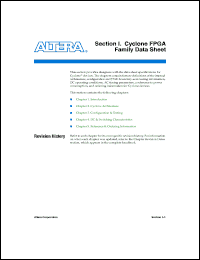 Click here to download EP1C12Q400C6ES Datasheet