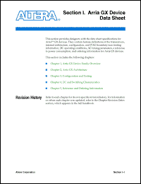 Click here to download EP1AGX20CF1152I6N Datasheet