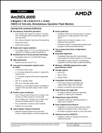 Click here to download AM29DL800BB120WBI Datasheet