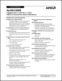 Click here to download AM29LV200BB-70RECB Datasheet