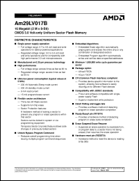 Click here to download AM29LV017B-120FI Datasheet