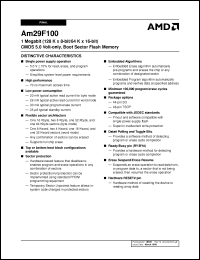 Click here to download AM29F100B-90FI Datasheet