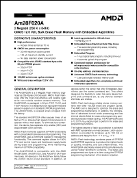 Click here to download AM28F020A-70JI Datasheet