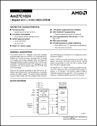 Click here to download AM27C1024-70JI Datasheet