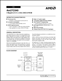 Click here to download AM27C040-200JC Datasheet