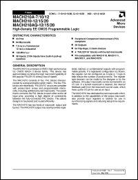 Click here to download MACH210-20JC Datasheet