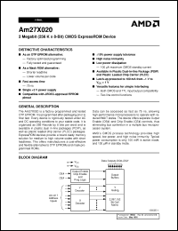 Click here to download AM27X020-200PC Datasheet