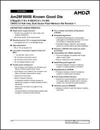 Click here to download Am29F800BT-120DWI Datasheet