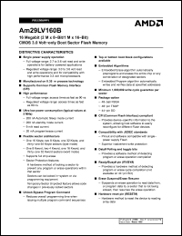 Click here to download Am29LV160BT80RSC Datasheet