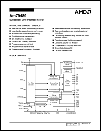 Click here to download AM79489-1JC Datasheet