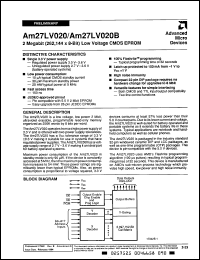 Click here to download AM27LV020-150LCB Datasheet