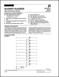 Click here to download AM29827LC Datasheet