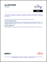 Click here to download AM29LV001BB-5JD Datasheet