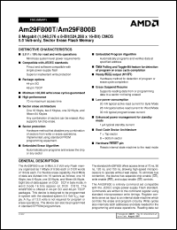 Click here to download AM29F800B-120EE Datasheet